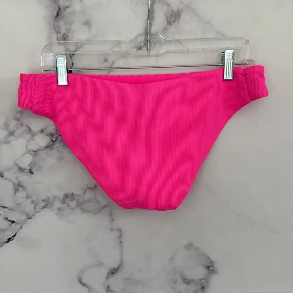BECCA BY REBECA VIRTUE Fine Line Rib American Fit Pant Bottoms Pink Punch XL